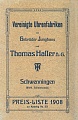 Нажмите на изображение для увеличения
Название: Junghans - Th. Haller Preisliste zu Kat.151 1908 000.jpg
Просмотров: 194
Размер:	644.6 Кб
ID:	1953267