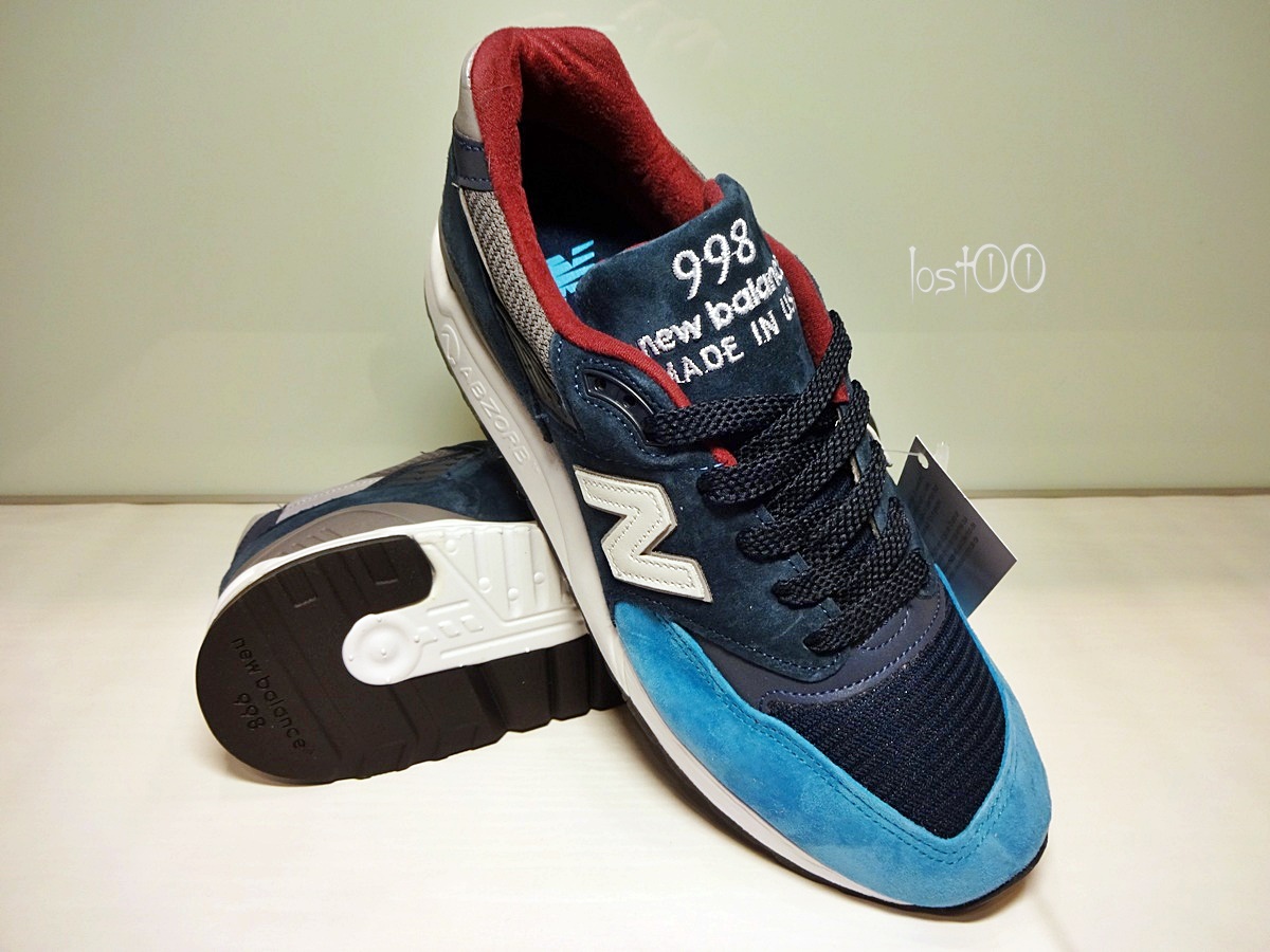 New Balance M998TCA Teal Maroon. Made in USA. 9 5US Watch.ru