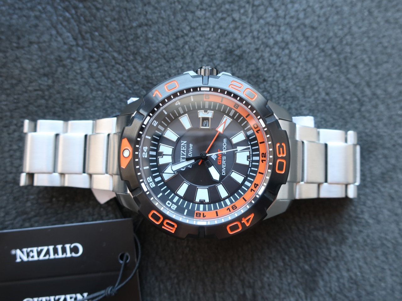 Citizen Promaster GMT Diver BJ7128 59E WR200 Sapphire Eco Drive B877 Watch.ru