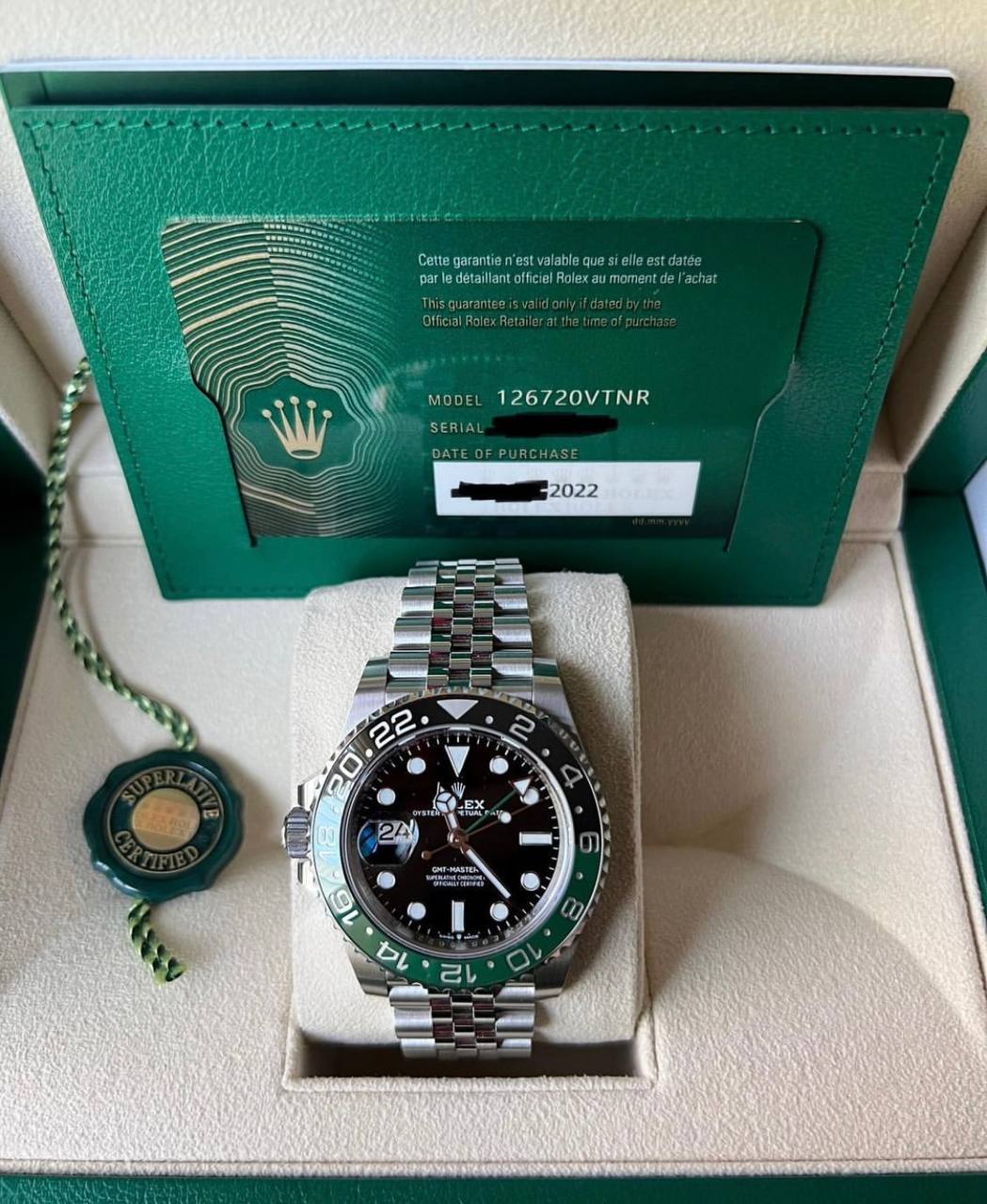 ROLEX GMT MASTER II SPRITE 126720VTNR 0002 2022 Watch.ru