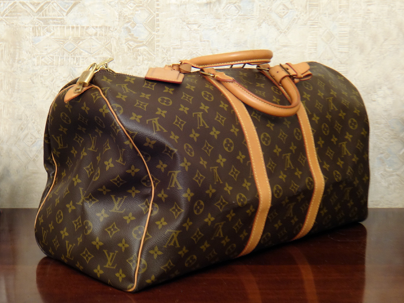 Сумка lv дорожная зеленая