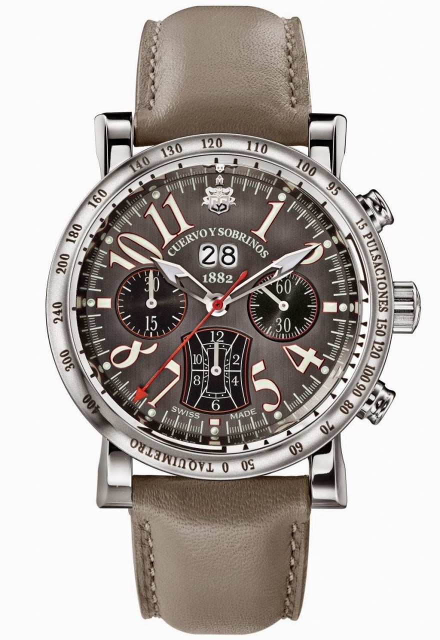Torpedo Cronografo Pulsometro Taquimetro Limited Edition Cuervo y Sobrinos Watch.ru