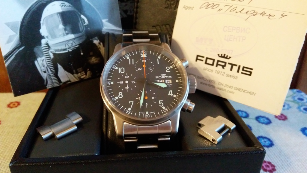 Fortis flieger chronograph 40mm new arrivals